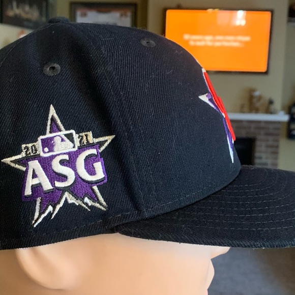 Colorado Rockies 2021 All Star Game Ballcap/Hat. Fitted. - Picture 2 of 6